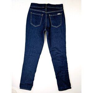 Eddie Bauer Size 4 Womens 32" Inseam Flannel Lined Slightly Curvy Straight Jeans